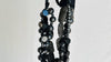 Black Multi-Strand Necklace. La Llorona. Obsidian, Lava Rock, Barro Negro.