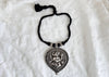 Ganesha Amulet Necklace. Antique. India. Protective Silver. 1020