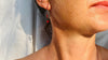 Vintage Oaxacan Filigree Earrings. Coral Sterling & Silver. Gusanos. Mexico. 2808