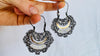 Vintage Mexican Arracadas. Sterling Silver & Moonstone! Oaxaca. Mexico. Frida Kahlo. 4401
