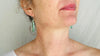 Melting Quartz Crystal Earrings. Asymmetrical Sterling Silver Jewelry. 2703
