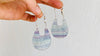 Rainbow Fluorite & Silver Earrings