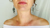 Sacred Heart Earrings. Oaxaca. Silver & Coral. Mexico. Frida Kahlo