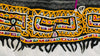 Vintage Rabari Wool Shawl And Throw. Embroidered, Mirrorwork 0268