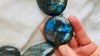 Large Labradorite Necklace. Sterling Silver.