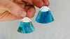 Chrysocolla and Sterling Silver Earrings. 0269 - Aadya Bazaar