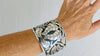 Taxco Sterling Silver Cuff. Botanical. Fabulous