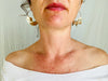 Fulani Silver Earrings. African. Large Hoops