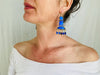 Kuchi Earrings. Glass Inlay - Aadya Bazaar