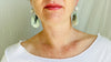 Turquoise & Sterling Earrings. Pale Green 0420