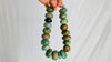 Mayan Guatemalita Jade Graduated Choker Necklace. Guatemalan.