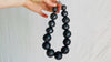 Barro Negro & Silver Necklace. Oaxacan Black Clay. Sterling Silver