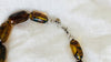 Amber, Jade & Silver Necklace.