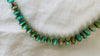 Turquoise and Sterling Necklace. 1260