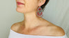 Oaxacan Filigree Earrings. Red Coral. Sterling Silver. Mexico. Frida Kahlo - Aadya Bazaar