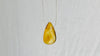 Amber Pendant on a Silver Chain. - Aadya Bazaar