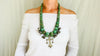 Jade Chachal Beaded Necklace. Guatemalita. - Aadya Bazaar