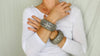 Karen Hill Tribe Sterling Silver PAIR Bangle. Chunky. Fantastic!