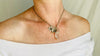 Quartz Crystal and Silver Necklace. - Aadya Bazaar