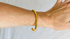 Gold Bangles. 24kt Gold Plated. Vermeil. 0283