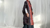 Vtg Hmong Indigo Wrap Shrug. Indigo Batik, Embroidered, Applique. Repurposed. 0771
