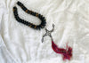 Mexican Amber and Silver Yalalag Cross Necklace.