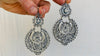 Vintage Oaxacan Filigree Earrings With Pearl. Sterling Silver. Mexico. Frida Kahlo - Aadya Bazaar