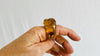 Amber Flower Ring. Gorgeous. Size 8.75
