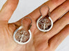Filigree Earrings Hoops. Oaxacan. Sterling Silver. Mexico. Frida Kahlo
