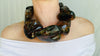 Huge Graduated Amber Beaded Necklace. Mexican Amber. Dramatic and Gorgeous!