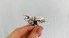 Hmong Silver Beetle Ring. Adjustable