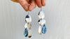 Abalone & Sterling Silver Earrings. Paua