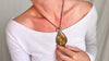 Labradorite and Silver Pendant Necklace. 0920