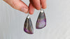 Sugilite and Sterling Silver Earrings. Atelier Aadya.