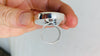Azurite Malachite Oversized Ring. Gorgeous. Adjustable! 0357