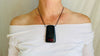 Mayan Black Jade Pendant. Hand-Carved . Adze. Guatemalan.