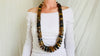 Huge Amber Heishi Beaded Necklace. Pucca. Mexican Amber. Dramatic and Gorgeous! - Aadya Bazaar
