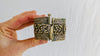 Turkmen Brass Cuff. Bracelet. - Aadya Bazaar