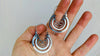 Filigree Hoop Earrings. Oaxaca. Sterling Silver. Mexico. Frida Kahlo
