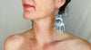 Oaxaca Silver Earrings. La Mano. Hand. Mexico. Frida Kahlo