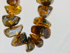 Huge Graduated Amber Chip Beaded Necklace. Mexican Amber. Dramatic and Gorgeous! - Aadya Bazaar