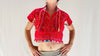 Vintage San Andres Duraznal Mexican Huipil. Vibrant Mayan Textile.0098 - Aadya Bazaar