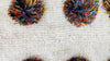 Earth Tones Wool Shawl. Pom Poms & Tassels. Mayan. Chamula. Mexico