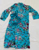Cotton Velvet Printed Robe. Luxe Robe. Velveteen