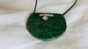 Imperial Jade Pendant on Silver Chain. Guatemalan Jade