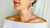 Rhodochrosite Earrings. Santo Domingo Pueblo - Aadya Bazaar