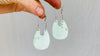 Turquoise & Sterling Earrings. Pale Green