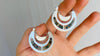 Roman Glass & Silver Earrings. Sterling Silver. Atelier Aadya