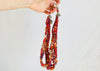 Vintage Stone, Glass and Seed Multi-Strand Necklace.