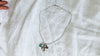 Milagro Pendants Necklace. Mexico. Sterling Silver and Crystal. - Aadya Bazaar